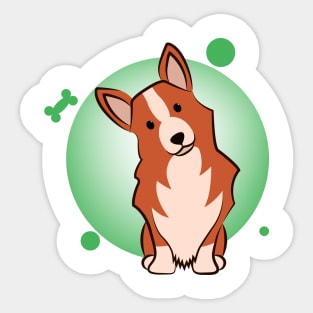 Cute corgi cartoon Sticker